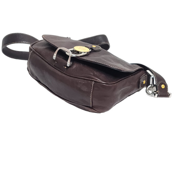 TED BAKER Brown Soft Grain Leather Crossbody Bag - Picture 3 of 10